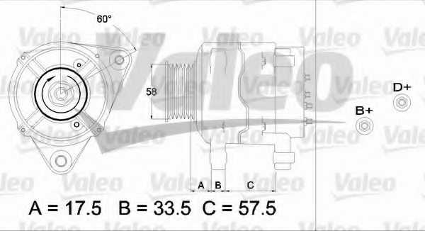 VALEO 437219 Alternator